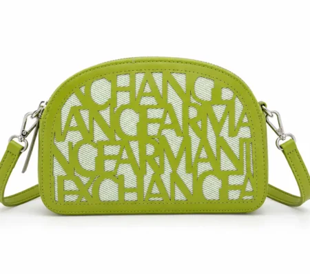 Чанта Armani Exchange в зелен цвят